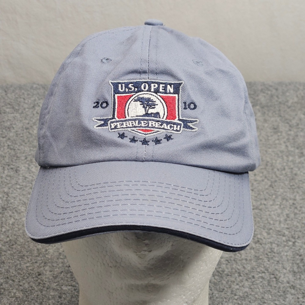 US Open Pebble Beach Cap Gray USGA Member Golf Hat 2010 Country Club Dad Hat‎